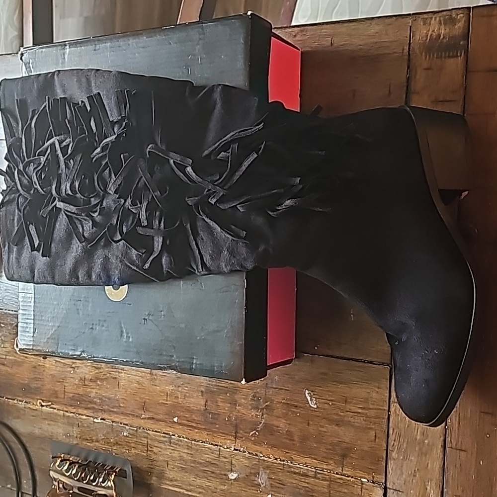 Black Suede boots